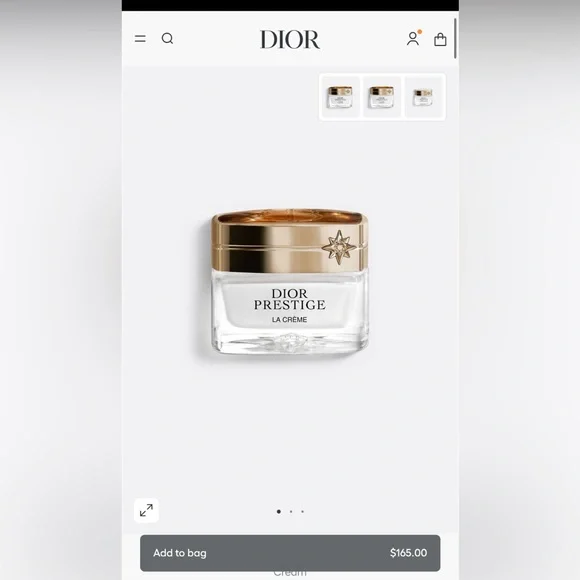 Dior Prestige La Crème with Gold Detail - Picture 2 of 6